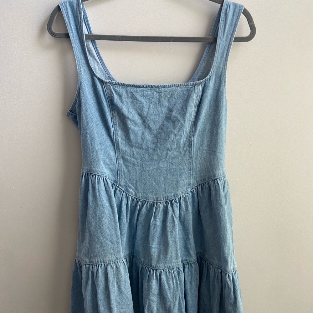 Forever 21 Light Blue Denim Top